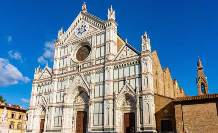 Una veduta della Basilica Santa Croce